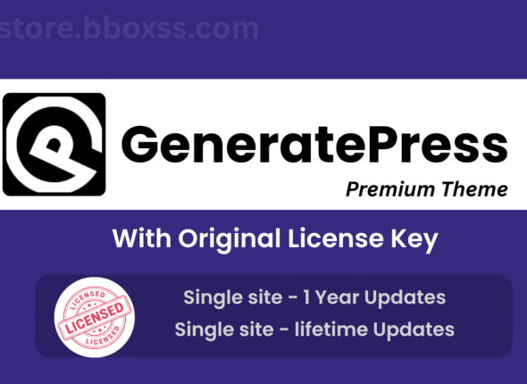 GeneratePress Premium Pro Theme With License Key