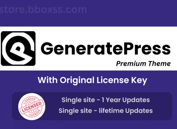 GeneratePress Premium Pro Theme With License Key