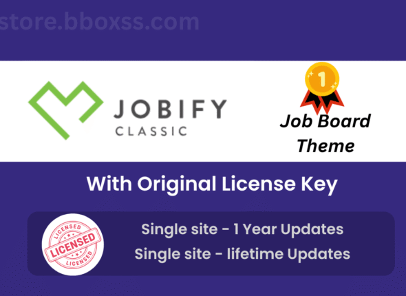 Jobify Pro Theme With License Key