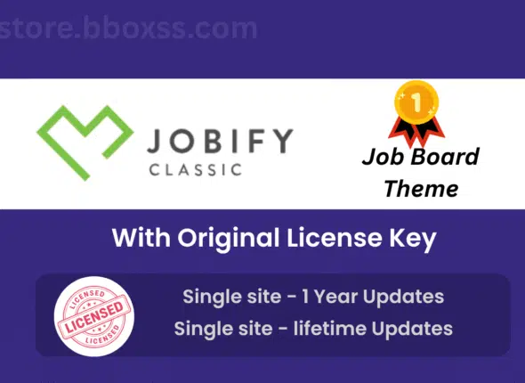Jobify Pro Theme With License Key